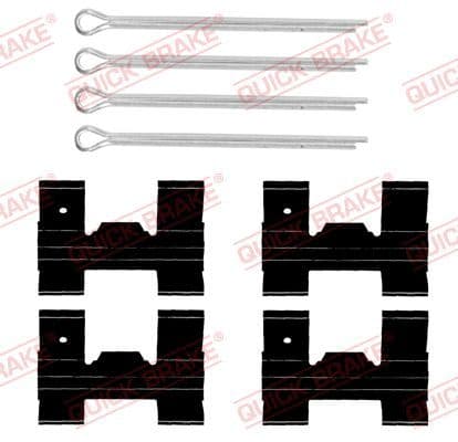 Set accesorii, placute frana QUICK BRAKE 109-0951