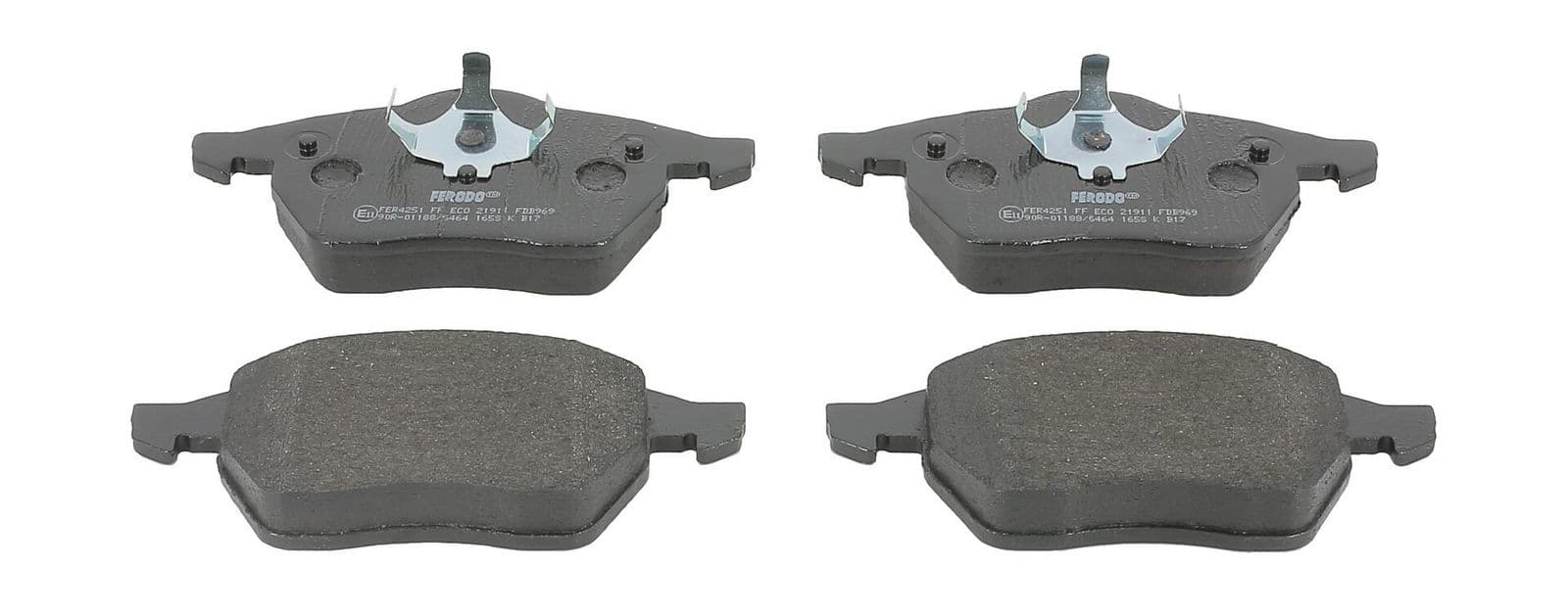 set placute frana,frana disc FERODO PREMIER ECO FRICTION FDB969