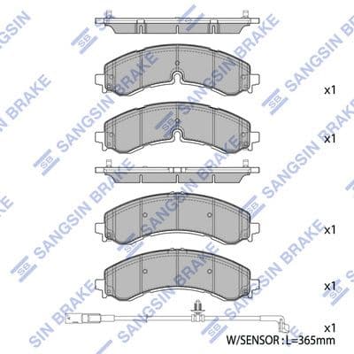 set placute frana,frana disc HI-Q SP4397