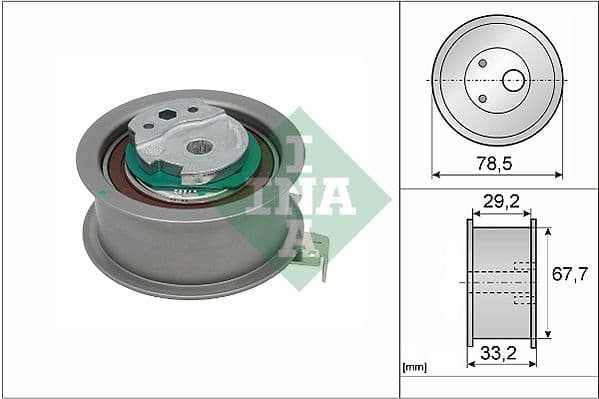 rola intinzator,curea distributie Schaeffler INA 531 0927 10