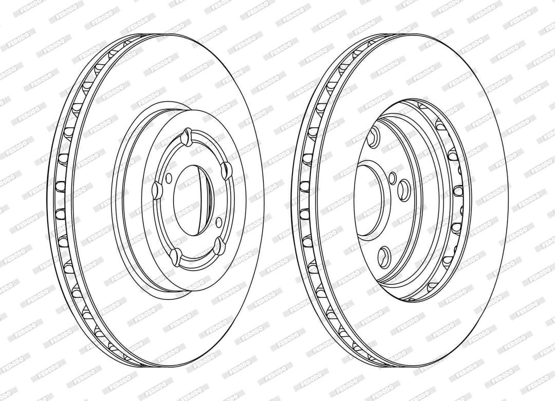 Disc frana FERODO DDF1064C