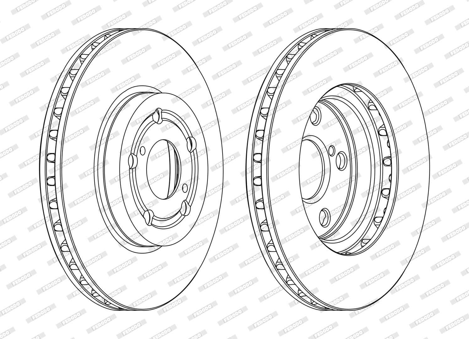 Disc frana FERODO DDF1064C