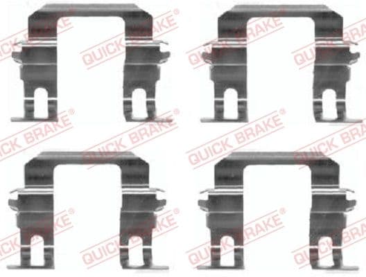 Set accesorii, placute frana QUICK BRAKE 109-1275