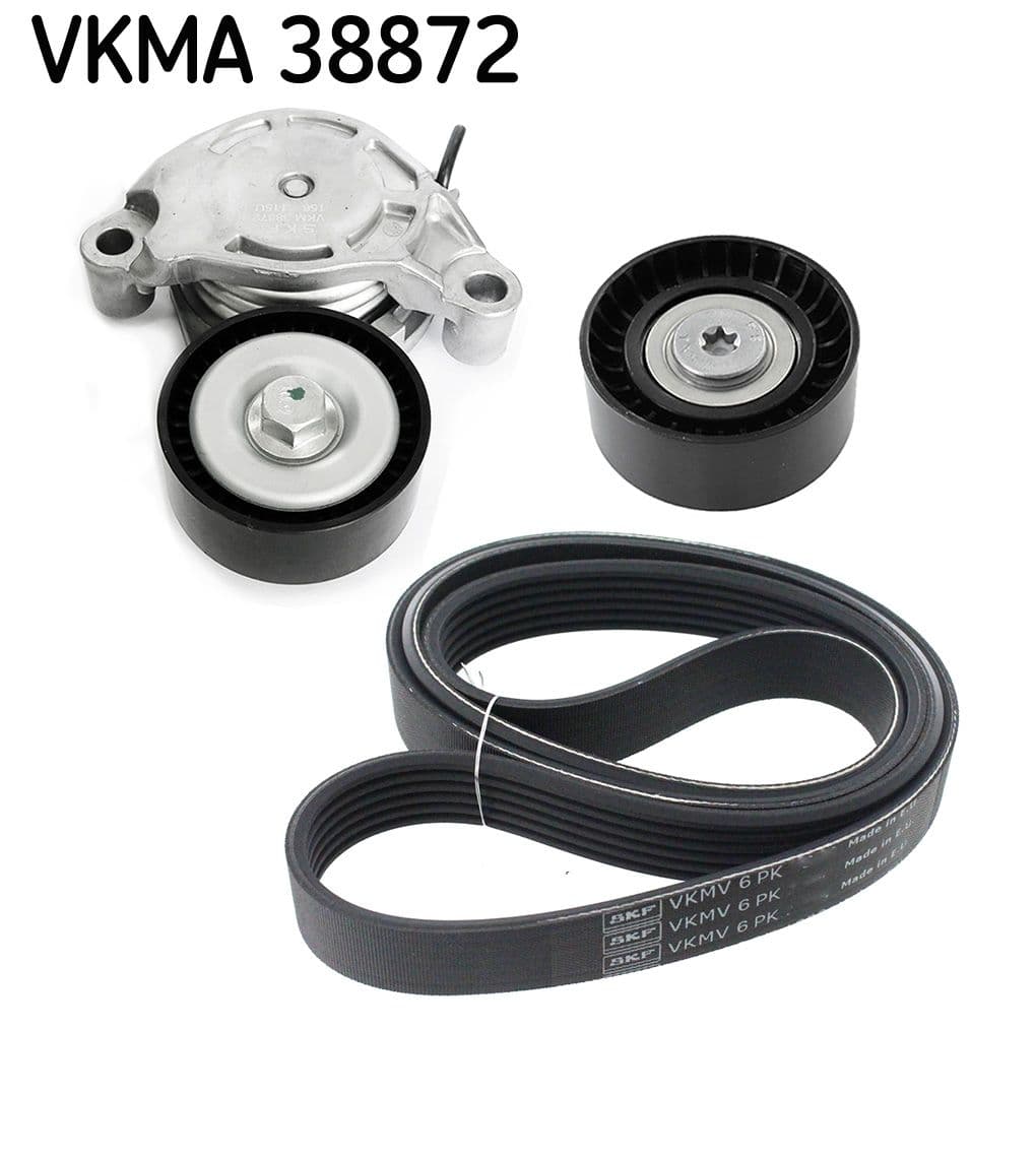 Set curea transmisie cu caneluri SKF VKMA 38872