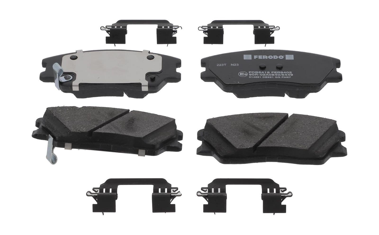 set placute frana,frana disc FERODO PREMIER FDB5418
