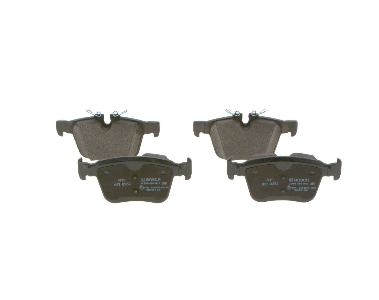 set placute frana,frana disc BOSCH 0 986 494 819