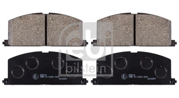 set placute frana,frana disc FEBI BILSTEIN 16581