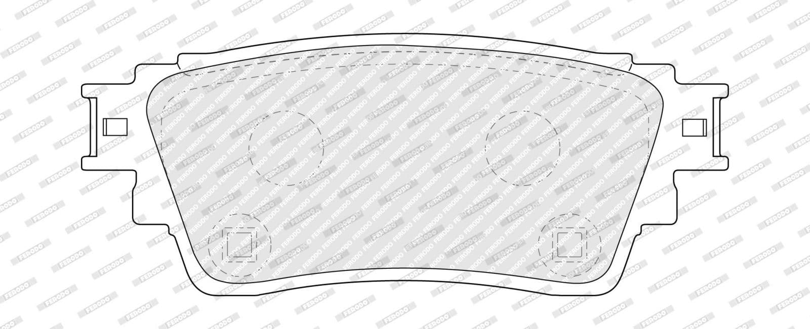 set placute frana,frana disc FERODO FDB5286
