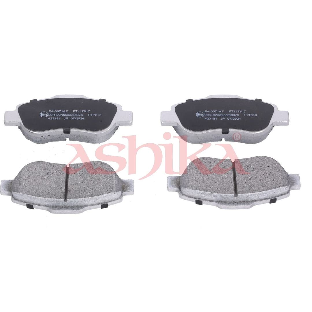 set placute frana,frana disc ASHIKA 50-00-0071
