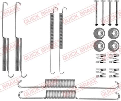 Set accesorii, sabot de frana QUICK BRAKE 105-0758