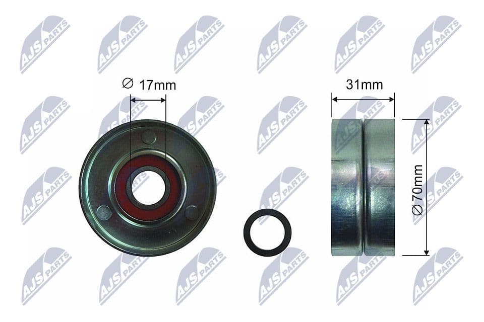 rola intinzator,curea transmisie NTY RNK-TY-000