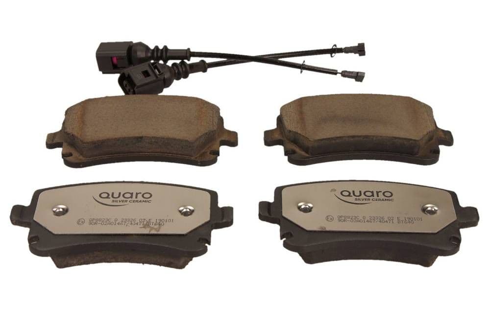 set placute frana,frana disc QUARO SILVER CERAMIC QP8823C