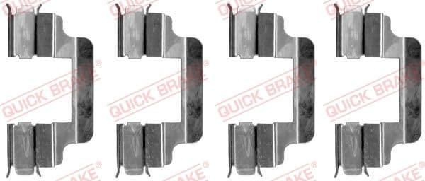 Set accesorii, placute frana QUICK BRAKE 109-1230