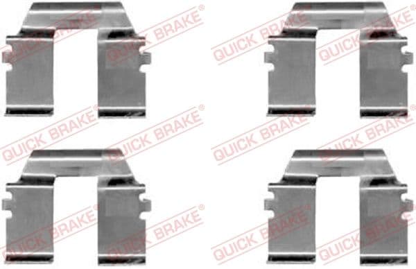 Set accesorii, placute frana QUICK BRAKE 109-1232