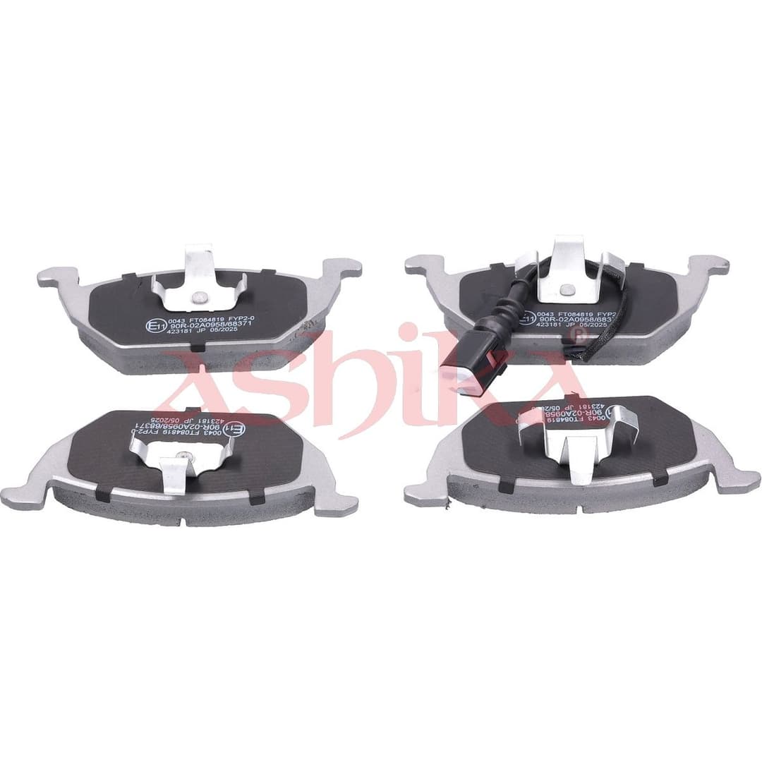 set placute frana,frana disc ASHIKA 50-00-0043