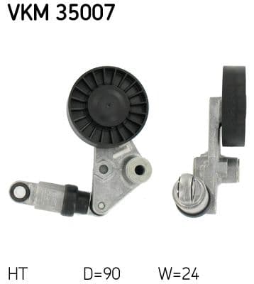 Intinzator curea, curea distributie SKF VKM 35007