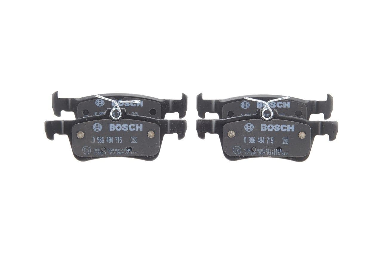 set placute frana,frana disc BOSCH 0 986 494 715