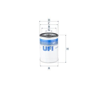 Filtru ulei UFI 23.117.00