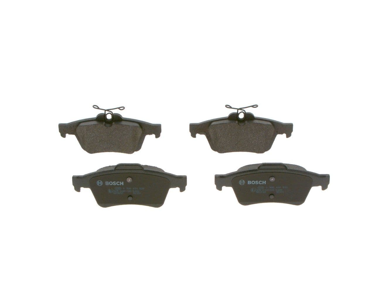 set placute frana,frana disc BOSCH 0 986 494 528