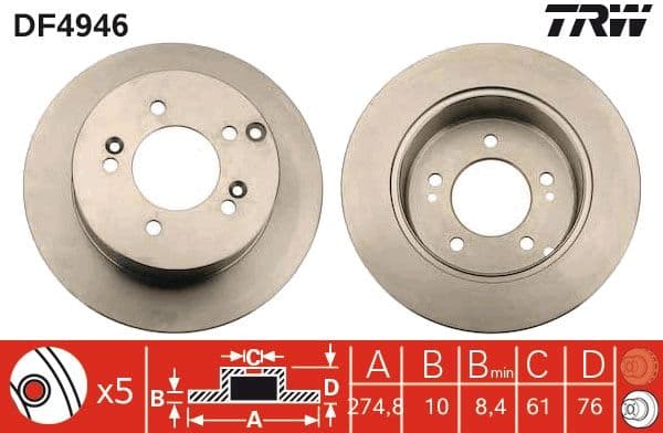 Disc frana QWP WBD659