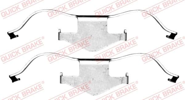 Set accesorii, placute frana QUICK BRAKE 109-1659