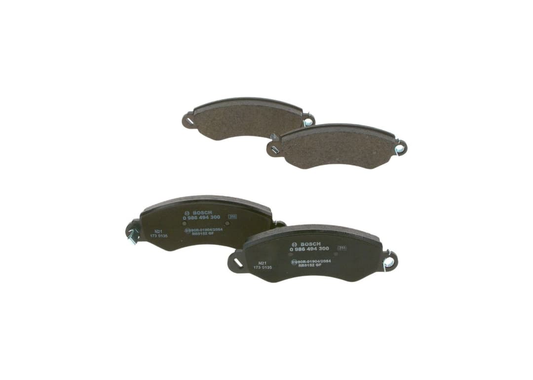 set placute frana,frana disc BOSCH 0 986 494 300