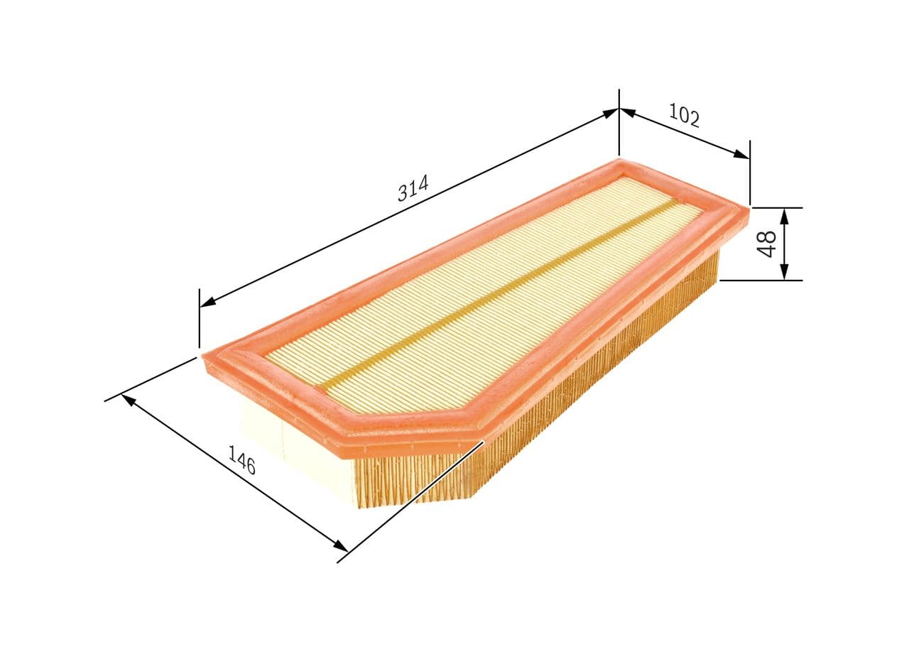 Filtru aer BOSCH F 026 400 134
