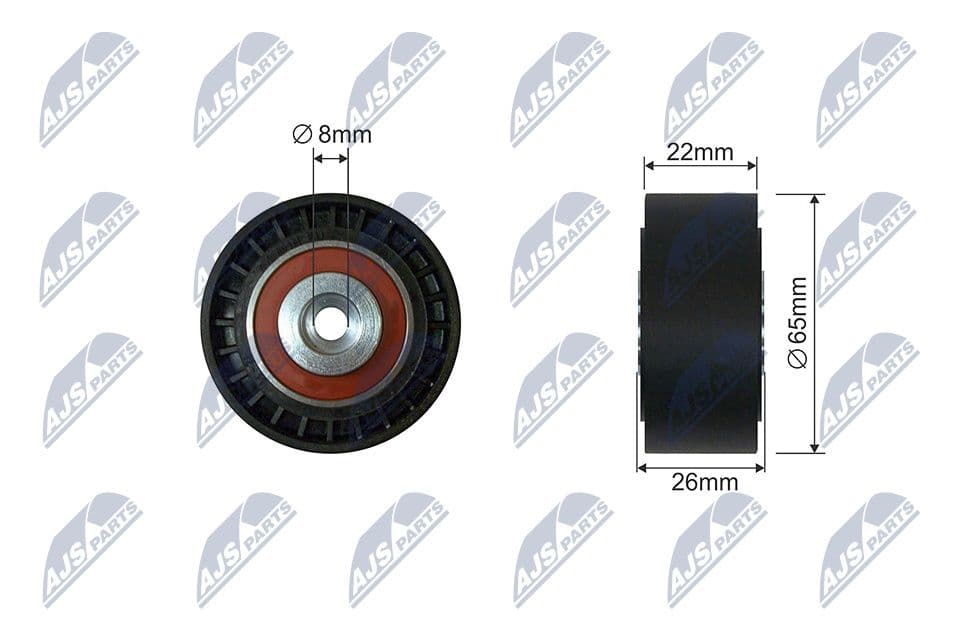 rola intinzator,curea transmisie NTY RNK-ME-044