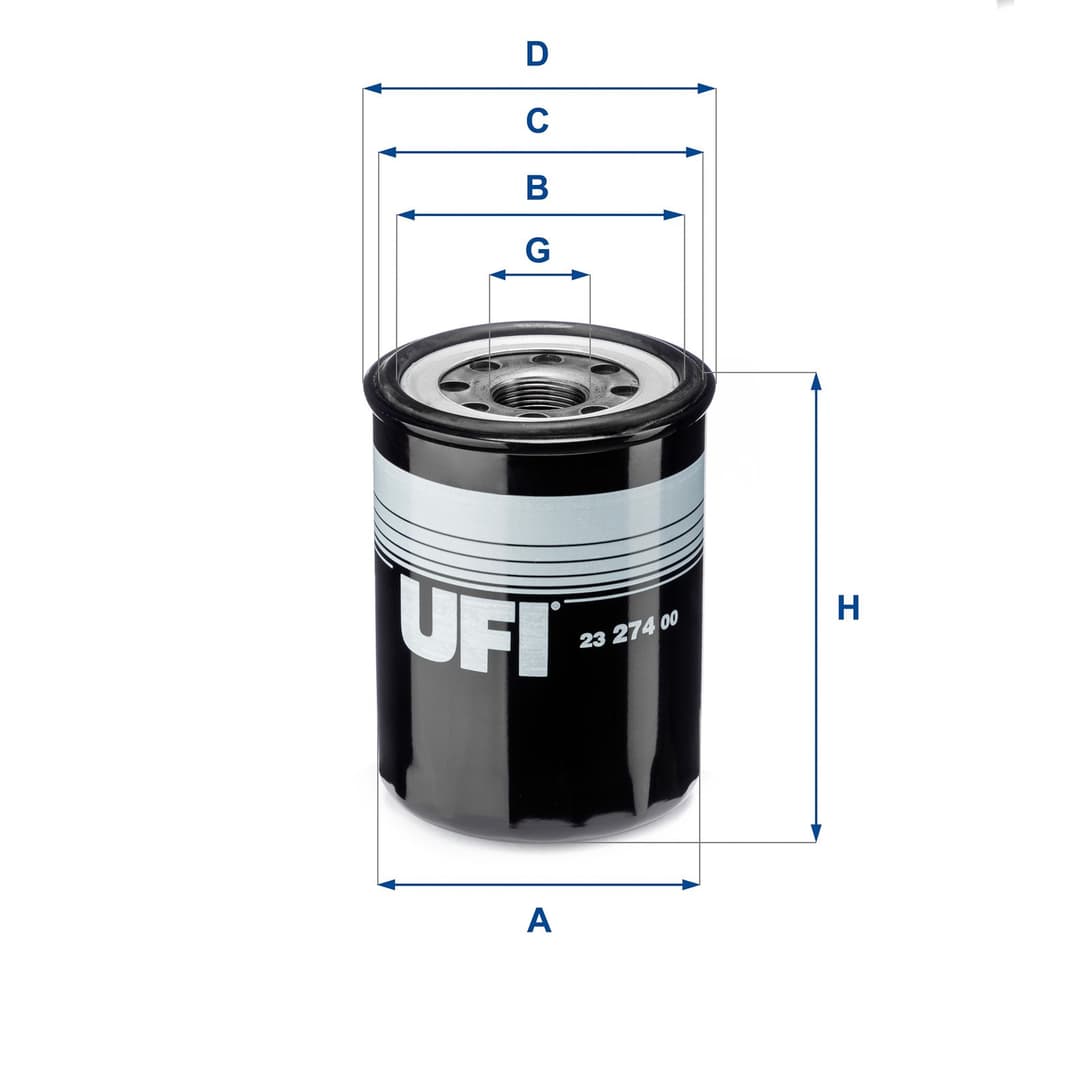 Filtru ulei UFI 23.274.00