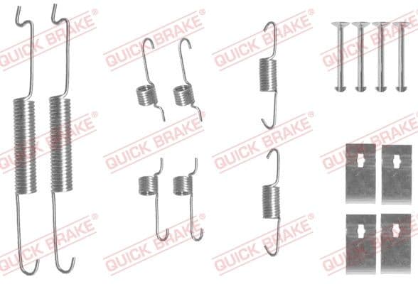 Set accesorii, sabot de frana QUICK BRAKE 105-0863