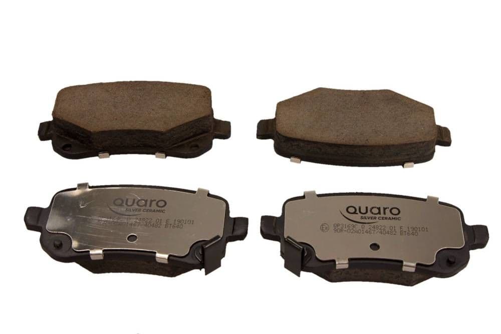 set placute frana,frana disc QUARO SILVER CERAMIC QP3169C