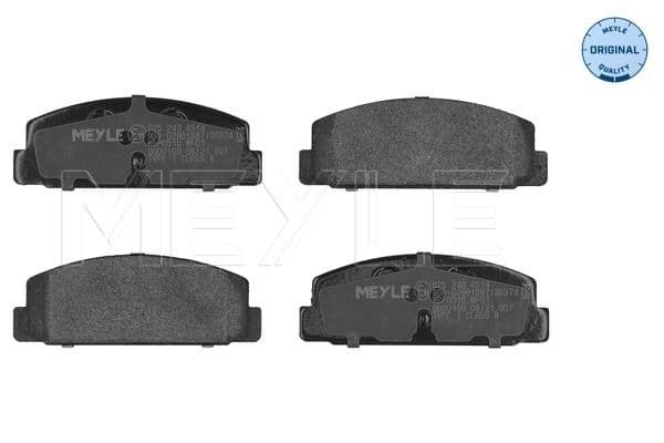 set placute frana,frana disc MEYLE -ORIGINAL: True to OE. 025 240 4514