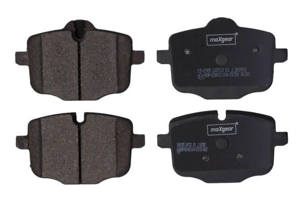 set placute frana,frana disc MAXGEAR 19-2905