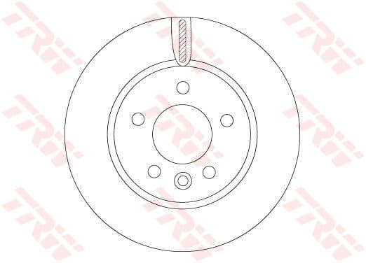 Disc frana TRW DF6589S