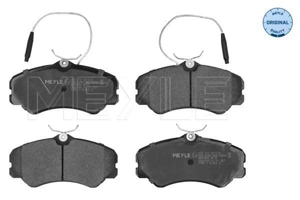 set placute frana,frana disc MEYLE -ORIGINAL: True to OE. 025 212 0519/W