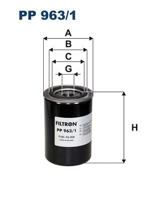 filtru combustibil FILTRON PP 963/1