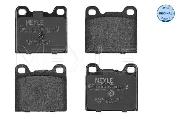 set placute frana,frana disc MEYLE -ORIGINAL: True to OE. 025 207 5514