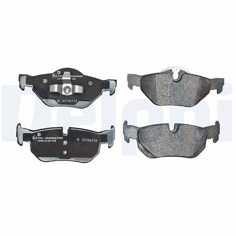 set placute frana,frana disc DELPHI LP3618