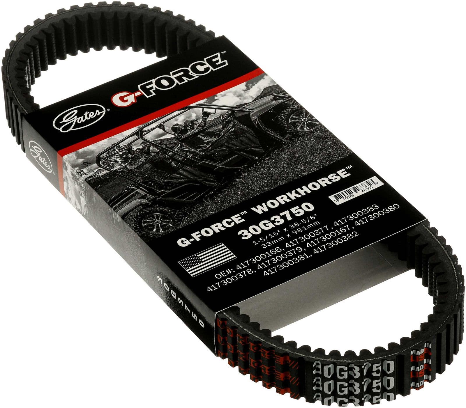 Curea de transmisie CVT GATES G-Force WorkHorse™ 30G3750