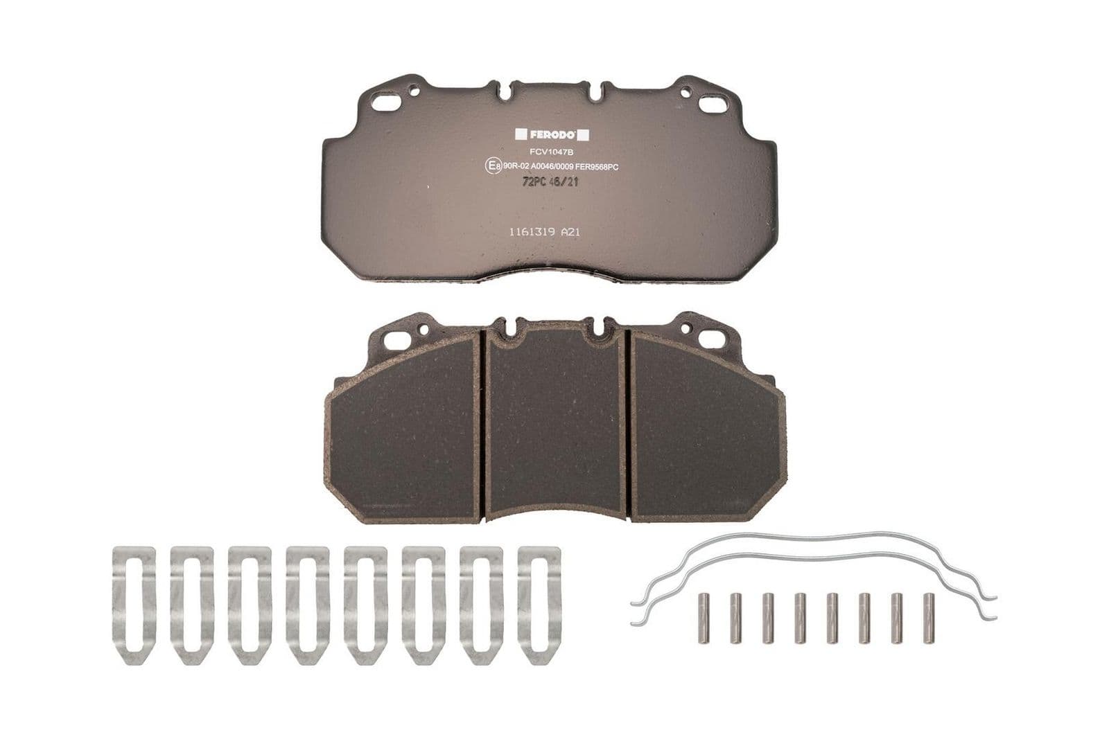 set placute frana,frana disc FERODO FCV1047B