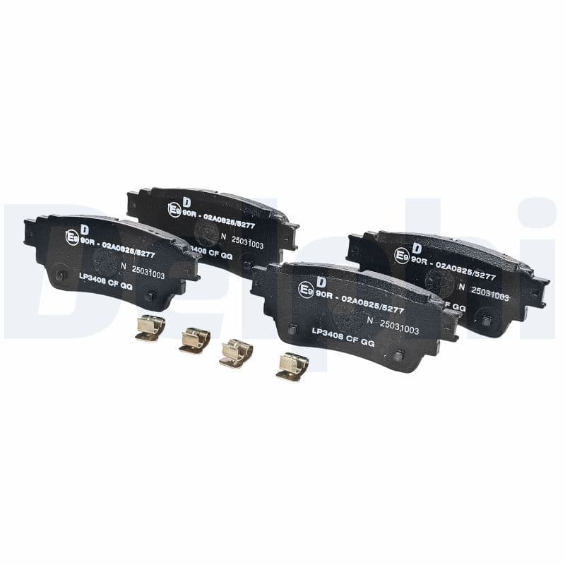 set placute frana,frana disc DELPHI LP3408