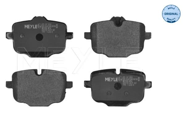 set placute frana,frana disc MEYLE -ORIGINAL: True to OE. 025 247 0318
