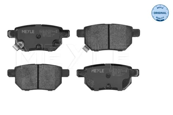 set placute frana,frana disc MEYLE -ORIGINAL: True to OE. 025 246 1015/W