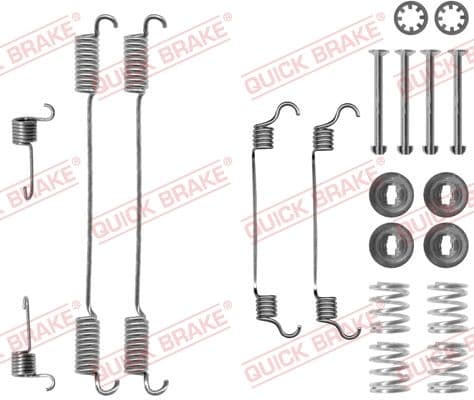 Set accesorii, sabot de frana QUICK BRAKE 105-0740