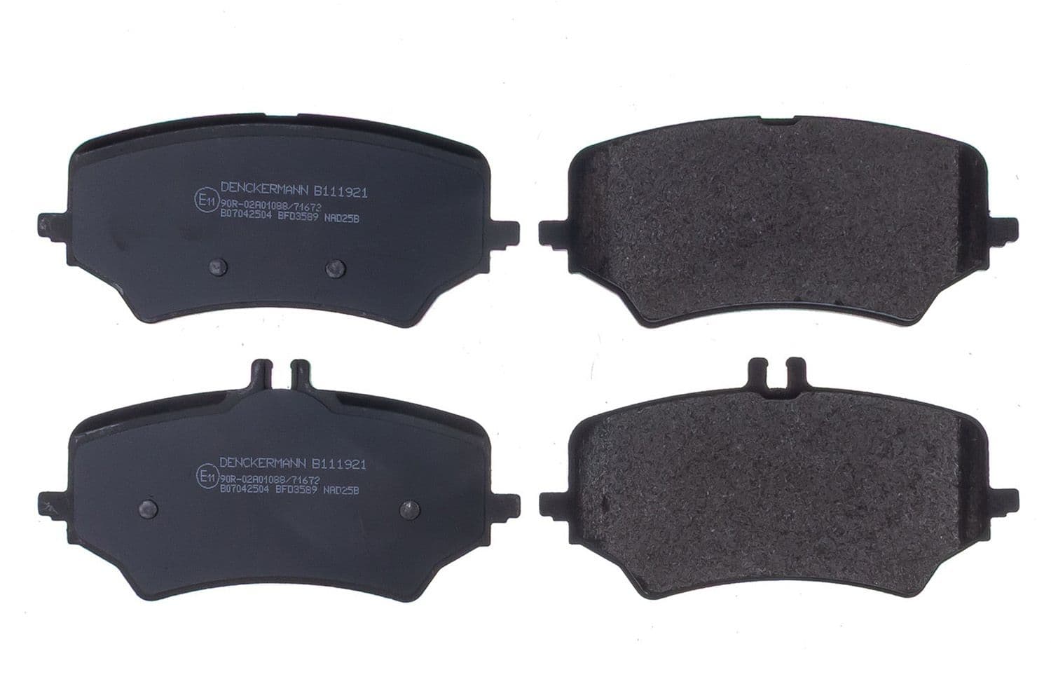 set placute frana,frana disc DENCKERMANN B111921