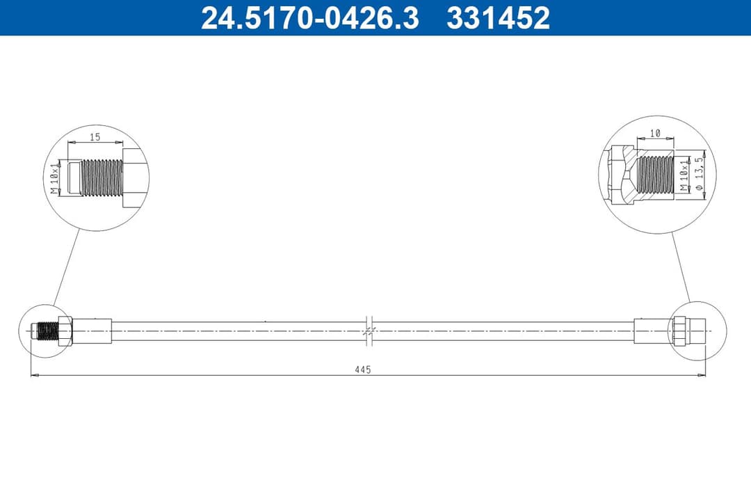 Furtun frana ATE 24.5170-0426.3