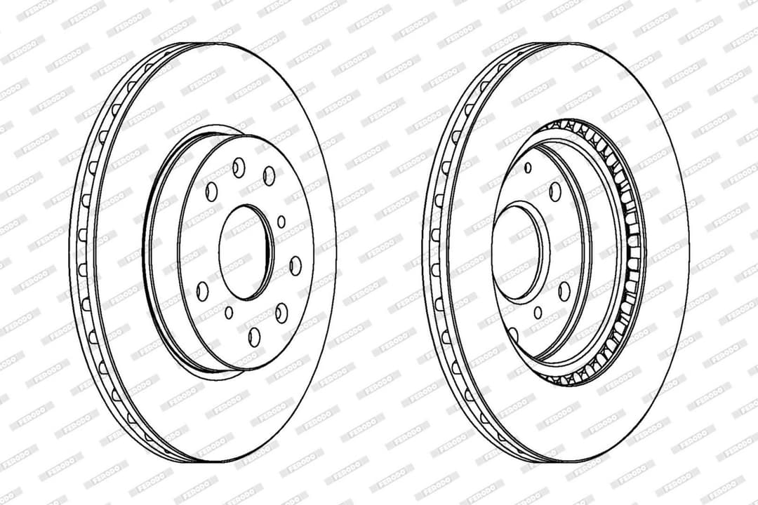 Disc frana FERODO DDF1620C