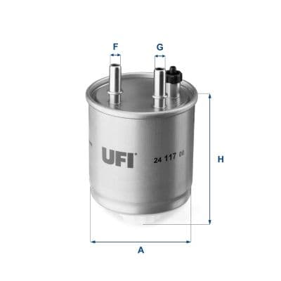 filtru combustibil UFI 24.117.00