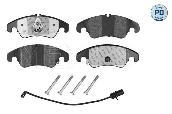 set placute frana,frana disc MEYLE -PD: Advanced performance and design. 025 247 4319/PD