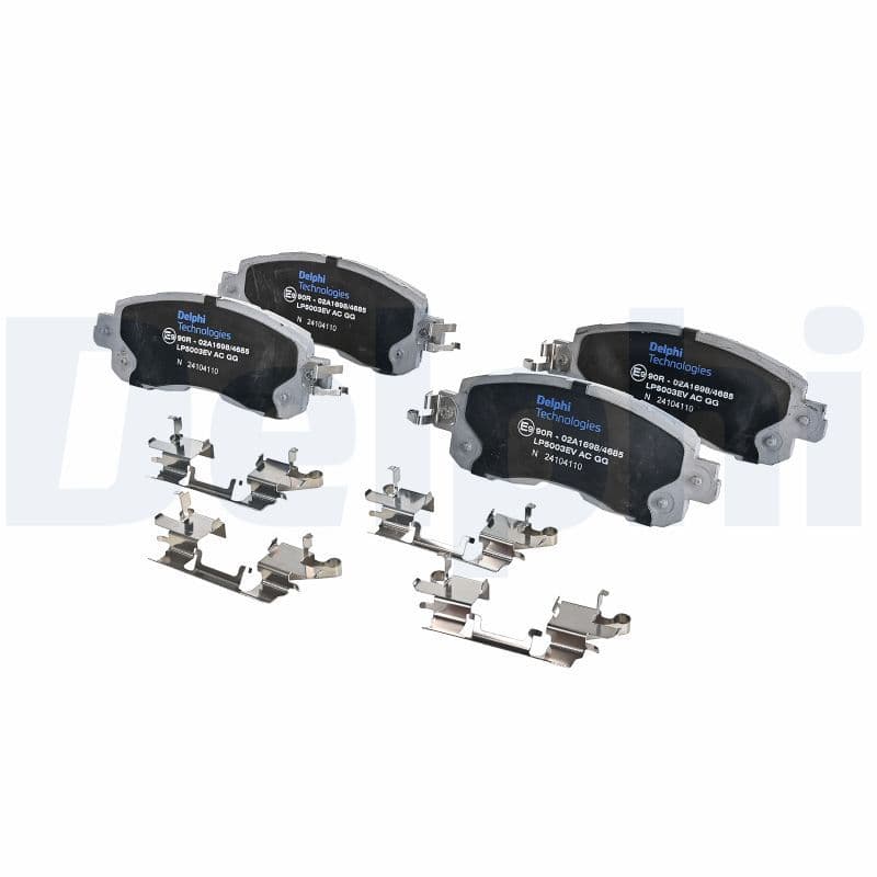 set placute frana,frana disc DELPHI LP5003EV
